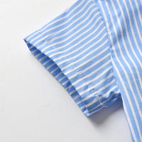 Load image into Gallery viewer, 3 Pieces Set Baby Kid Boys Dressy Solid Color Vests Waistcoats And Striped Bow Shirts And Shorts Suits Wholesale 220531122
