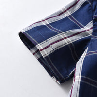 Load image into Gallery viewer, 2 Pieces Set Baby Kid Boys Dressy Checked Bow Shirts And Solid Color Rompers Suits Wholesale 220531130
