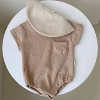 Load image into Gallery viewer, Baby Unisex Solid Color Rompers Wholesale 220531138
