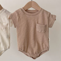 Load image into Gallery viewer, Baby Unisex Solid Color Rompers Wholesale 220531138
