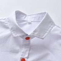 Load image into Gallery viewer, 2 Pieces Set Baby Boys Birthday Party Solid Color Checked Bow Rompers Wholesale 220531152
