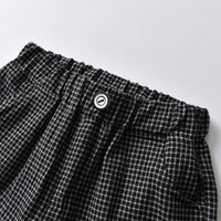 Load image into Gallery viewer, 2 Pieces Set Baby Boys Birthday Party Solid Color Checked Bow Rompers Wholesale 220531152
