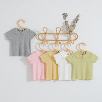 Load image into Gallery viewer, Baby Kid Girls Solid Color Tops Wholesale 22053116
