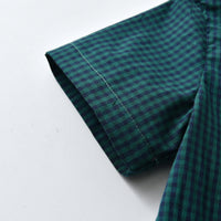 Load image into Gallery viewer, 2 Pieces Set Baby Kid Boys Dressy Checked Shirts And Solid Color Rompers Wholesale 220531171
