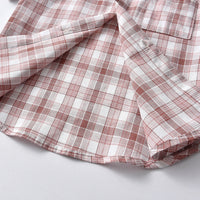 Load image into Gallery viewer, Kid Boys Checked Print Shirts Wholesale 220531175
