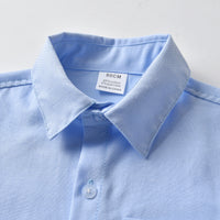 Load image into Gallery viewer, 2 Pieces Set Baby Kid Boys Solid Color Bow Shirts And Striped Shorts Wholesale 220531176
