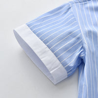 Load image into Gallery viewer, Kid Boys Striped Print Shirts Wholesale 220531179
