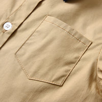 Load image into Gallery viewer, 2 Pieces Set Baby Kid Boys Dressy Solid Color Bow Shirts And Jumpsuits Wholesale 220531185
