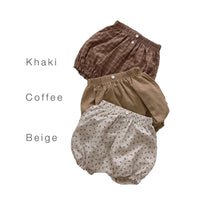 Load image into Gallery viewer, Baby Unisex Solid Color Flower Checked Print Shorts Wholesale 220531187
