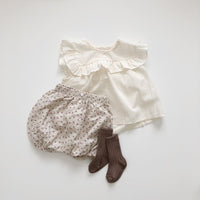 Load image into Gallery viewer, Baby Unisex Solid Color Flower Checked Print Shorts Wholesale 220531187
