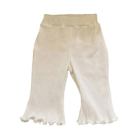 Load image into Gallery viewer, Baby Girls Solid Color Flower Print Pants Wholesale 22053119
