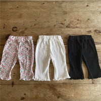 Load image into Gallery viewer, Baby Girls Solid Color Flower Print Pants Wholesale 22053119
