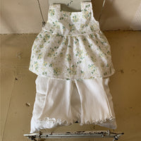 Load image into Gallery viewer, Baby Girls Solid Color Flower Print Pants Wholesale 22053119
