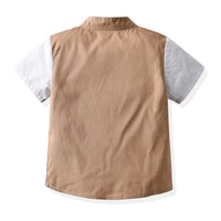 Load image into Gallery viewer, Kid Boys Color-blocking Shirts Wholesale 220531191
