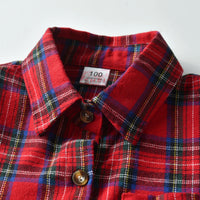 Load image into Gallery viewer, 2 Pieces Set Baby Kid Boys Birthday Party Checked Bow Shirts And Ripped Jumpsuits Wholesale 220531233
