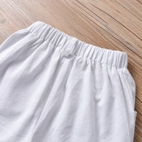 Load image into Gallery viewer, 2 Pieces Set Baby Kid Boys Birthday Party Checked Bow Shirts And Ripped Jumpsuits Wholesale 220531233
