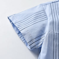 Load image into Gallery viewer, 2 Pieces Set Baby Kid Boys Striped Bow Shirts And Solid Color Rompers Wholesale 220531242
