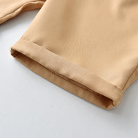 Load image into Gallery viewer, 2 Pieces Set Baby Kid Boys Solid Color Bow Shirts And Shorts Wholesale 220531245
