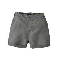 Load image into Gallery viewer, 2 Pieces Set Kid Boys Bow Polo Shirts And Solid Color Shorts Wholesale 220531253
