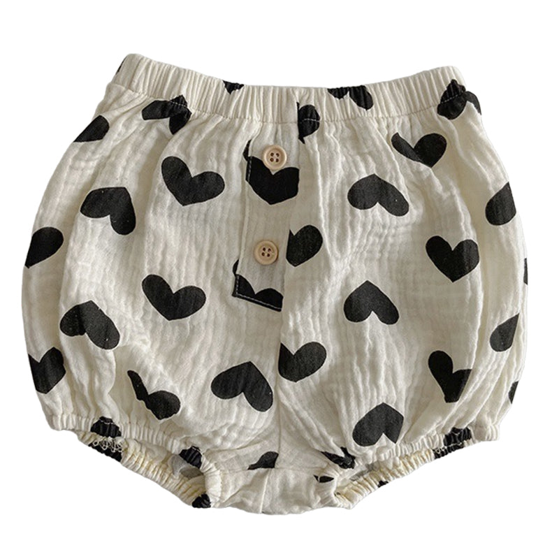 Baby Girls Flower Love heart Polka dots Animals Print Shorts Wholesale 220531260