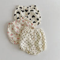 Load image into Gallery viewer, Baby Girls Flower Love heart Polka dots Animals Print Shorts Wholesale 220531260
