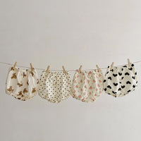 Load image into Gallery viewer, Baby Girls Flower Love heart Polka dots Animals Print Shorts Wholesale 220531260
