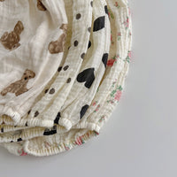 Load image into Gallery viewer, Baby Girls Flower Love heart Polka dots Animals Print Shorts Wholesale 220531260
