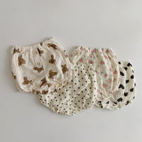 Load image into Gallery viewer, Baby Girls Flower Love heart Polka dots Animals Print Shorts Wholesale 220531260
