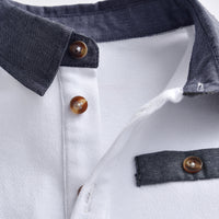 Load image into Gallery viewer, Kid Boys Color-blocking Polo Shirts Wholesale 220531279
