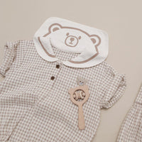 Load image into Gallery viewer, Baby Unisex Checked Cartoon Rompers Wholesale 220531282
