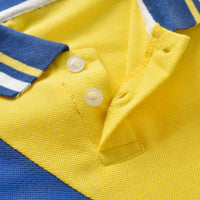 Load image into Gallery viewer, 2 Pieces Set Baby Kid Boys Color-blocking Polo Shirts And Camo Shorts Wholesale 220531287
