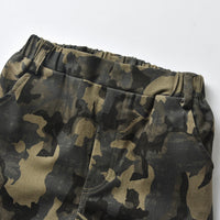 Load image into Gallery viewer, 2 Pieces Set Baby Kid Boys Color-blocking Polo Shirts And Camo Shorts Wholesale 220531287
