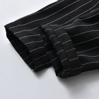 Load image into Gallery viewer, 2 Pieces Set Baby Kid Boys Birthday Party Solid Color Bow Shirts And Striped Jumpsuits Wholesale 220531307
