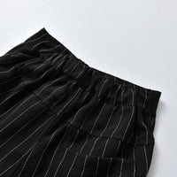 Load image into Gallery viewer, 2 Pieces Set Baby Kid Boys Birthday Party Solid Color Bow Shirts And Striped Jumpsuits Wholesale 220531307
