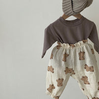 Load image into Gallery viewer, Baby Kid Girls Flower Polka dots Checked Animals Print Pants Wholesale 22053135
