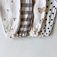 Load image into Gallery viewer, Baby Kid Girls Flower Polka dots Checked Animals Print Pants Wholesale 22053135
