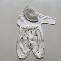 Load image into Gallery viewer, Baby Kid Girls Flower Polka dots Checked Animals Print Pants Wholesale 22053135
