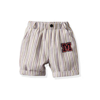 Load image into Gallery viewer, Baby Kid Boys Striped Alphabet Dressy Shorts Wholesale 220531356
