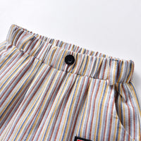 Load image into Gallery viewer, Baby Kid Boys Striped Alphabet Dressy Shorts Wholesale 220531356
