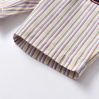 Load image into Gallery viewer, Baby Kid Boys Striped Alphabet Dressy Shorts Wholesale 220531356
