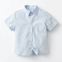 Load image into Gallery viewer, 2 Pieces Set Baby Kid Boys Dressy Bow Shirts And Solid Color Shorts Suits Wholesale 220531361
