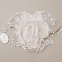 Load image into Gallery viewer, Baby Girls Lace Embroidered Rompers Wholesale 220531364
