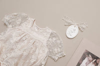 Load image into Gallery viewer, Baby Girls Lace Embroidered Rompers Wholesale 220531364
