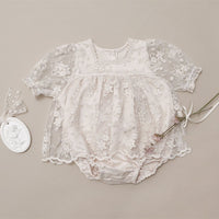 Load image into Gallery viewer, Baby Girls Lace Embroidered Rompers Wholesale 220531364
