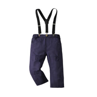 Load image into Gallery viewer, Baby Kid Boys Solid Color Ripped Jumpsuits Wholesale 220531428
