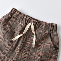 Load image into Gallery viewer, 2 Pieces Set Baby Kid Boys Dressy Solid Color Bow Shirts And Checked Jumpsuits Wholesale 22053143
