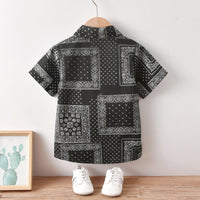 Load image into Gallery viewer, 2 Pieces Set Baby Kid Boys Print Shirts And Solid Color Pants Wholesale 220531512
