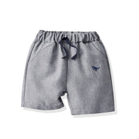 Load image into Gallery viewer, 2 Pieces Set Baby Kid Boys Birthday Party Color-blocking Dinosaur Bow Embroidered Tops And Ribbon Rompers Wholesale 22053154
