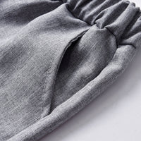 Load image into Gallery viewer, 2 Pieces Set Baby Kid Boys Birthday Party Color-blocking Dinosaur Bow Embroidered Tops And Ribbon Rompers Wholesale 22053154
