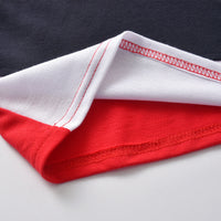 Load image into Gallery viewer, 2 Pieces Set Baby Kid Boys Color-blocking Polo Shirts Animals And Embroidered Rompers Wholesale 220531585
